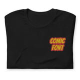 CUSTOM T-SHIRT • COMIC STYLE FONT • 2 •