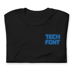 CUSTOM T-SHIRT • TECH STYLE FONT • 2 •