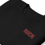 T-SHIRT • CUSTOM TEXT • ROCK FONT •