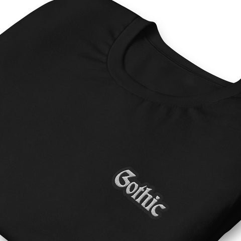 CUSTOM T-SHIRT • GOTHIC STYLE FONT • 1 •