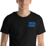 CUSTOM T-SHIRT • TECH STYLE FONT • 2 •