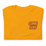 CUSTOM T-SHIRT • COMIC STYLE FONT • 2 •