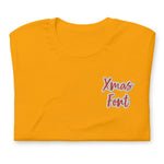 CUSTOM T-SHIRT • CHRISTMAS STYLE FONT • 2 •