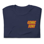 CUSTOM T-SHIRT • COMIC STYLE FONT • 2 •