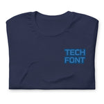 CUSTOM T-SHIRT • TECH STYLE FONT • 2 •