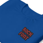 T-SHIRT • CUSTOM TEXT • ROCK FONT • 2 LINES •