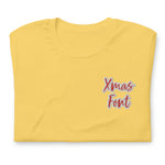 CUSTOM T-SHIRT • CHRISTMAS STYLE FONT • 2 •