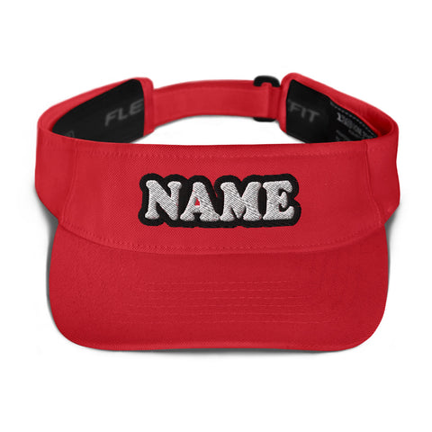 CUSTOM NAME • VISOR • ADD ANY NAME/WORD/YEAR/DATE/AGE/NUMBER